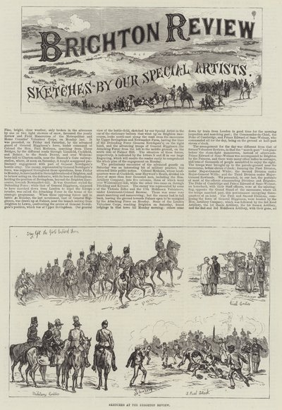 Sketches at the Brighton Review by Johann Nepomuk Schonberg
